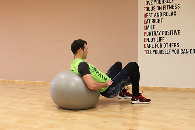 Photo of Physioball Hip Bridge exercise