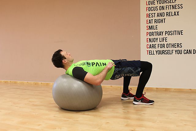 Photo of Physioball Hip Bridge exercise