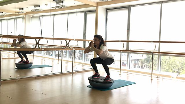 Photo of BOSU chair exercise