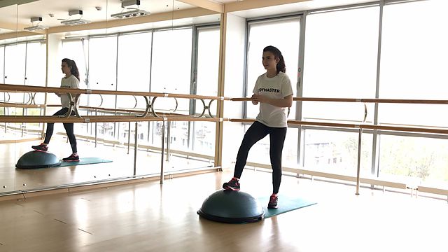 Photo of BOSU Step Up exercise