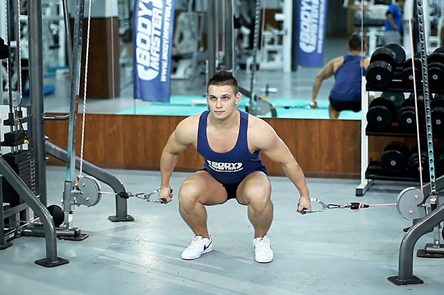 Photo of Cable Deadlifts exercise