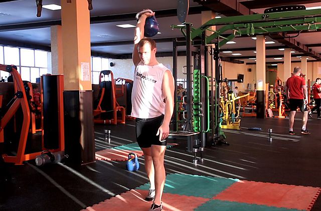 Photo of Kettlebell Turkish Get-Up (Lunge style) exercise