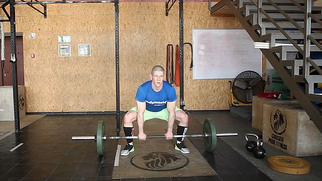 Photo of The Sumo Deadlift High Pull exercise