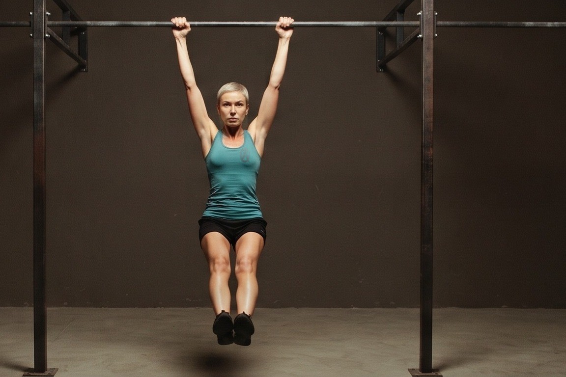 Hanging Leg Raise: starting position