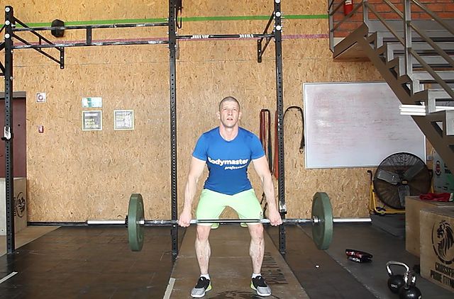 Photo of Hang Clean exercise