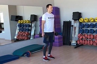 Dumbbell Rear Lunge