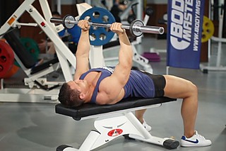 Bent-Arm Barbell Pullover