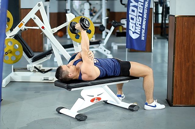 Photo of One Arm Pronated Dumbbell Triceps Extension exercise