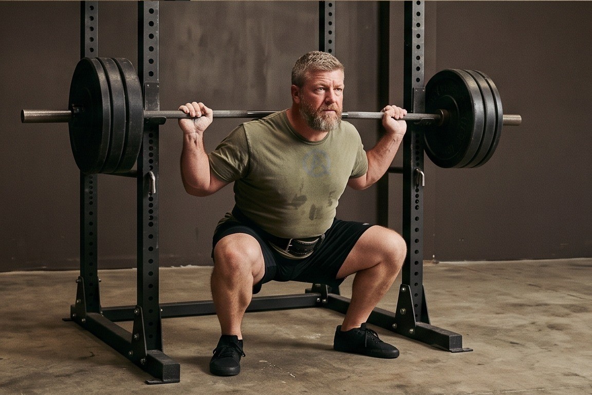 Barbell Full Squat: final position
