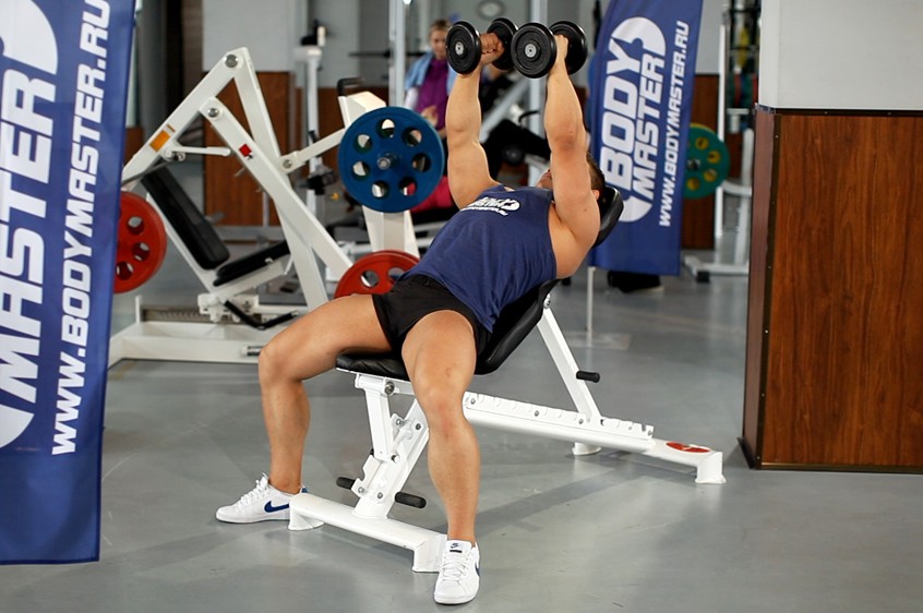 Exercise Incline Dumbbell Flyes