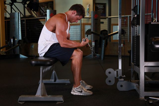 Photo of Cable Wrist Curl exercise
