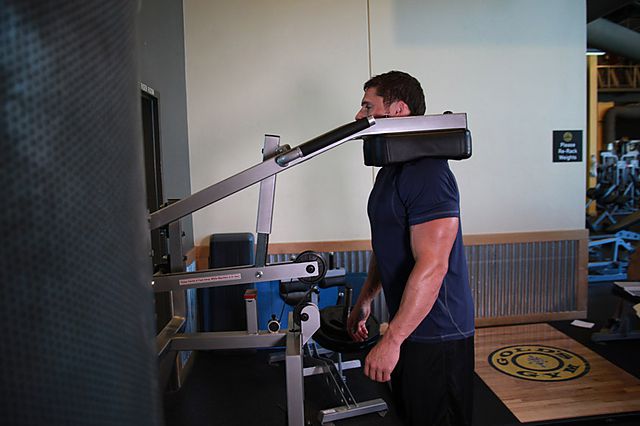 Photo of Calf-Machine Shoulder Shrug exercise