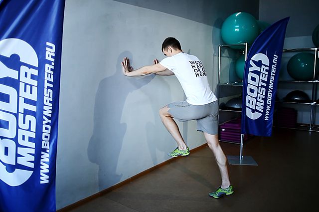 Photo of Linear Acceleration Wall Drill exercise