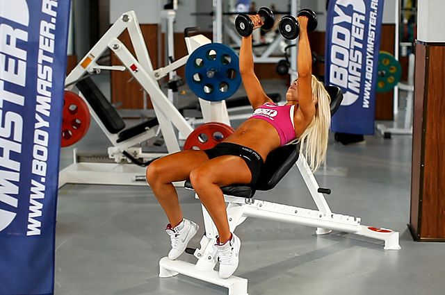Photo of Hammer Grip Incline DB Bench Press exercise