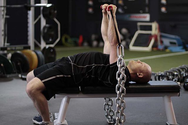 Photo of Chain Press exercise