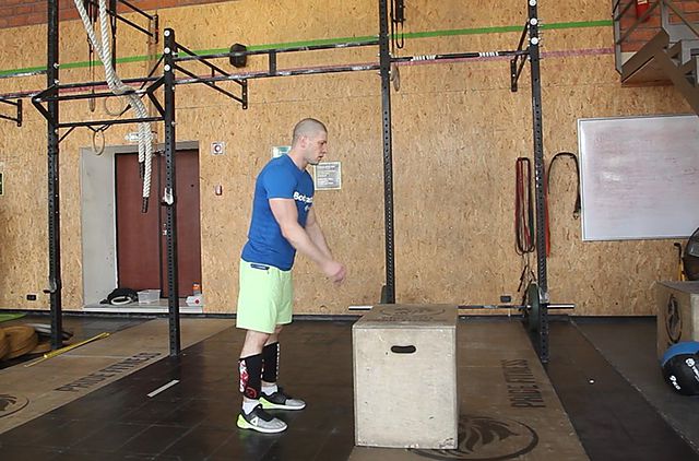 Photo of Front Box Jump exercise