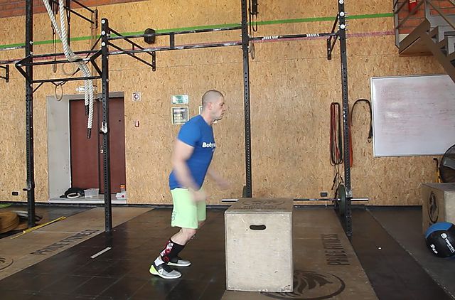 Photo of Front Box Jump exercise