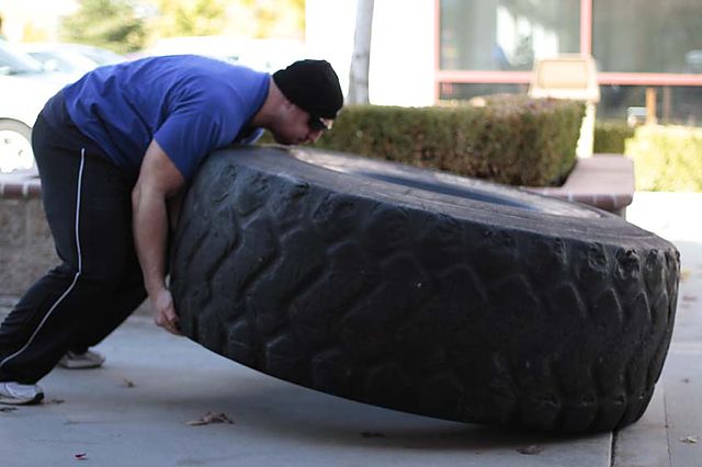 Photo of Tire Flip exercise