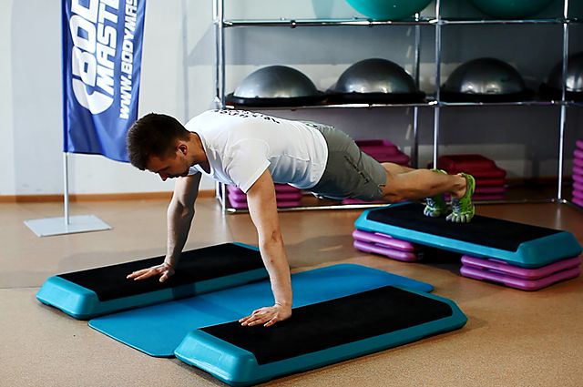 Photo of Incline Push-Up Depth Jump exercise