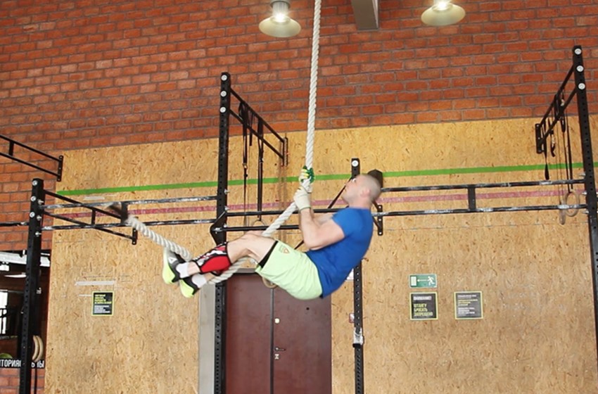 Exercise Rope Climb